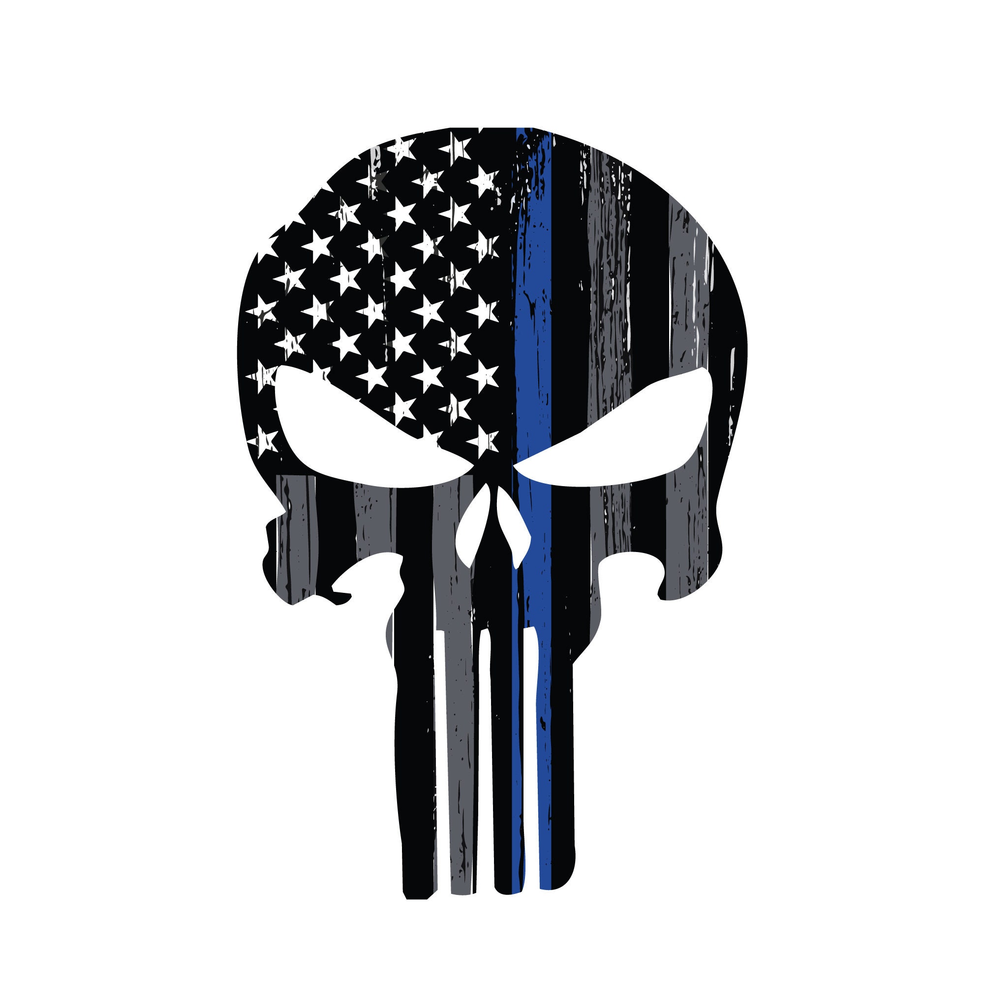 Thin Blue Line Spartan Helmet Sign – Sign Store