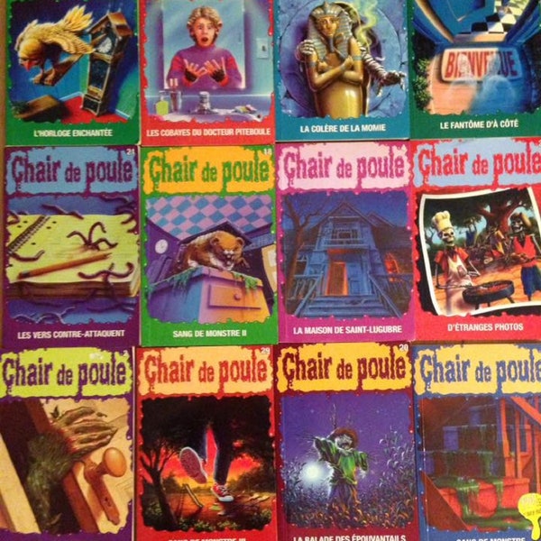 livres chair de poule français