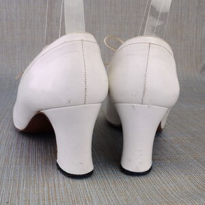 1970s Kurt Geiger White Caged Pumps UK 4 image 7