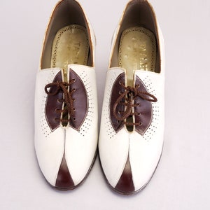 1930s Tatler Two Tone Buckskin Spectator Shoes UK 2 - Etsy
