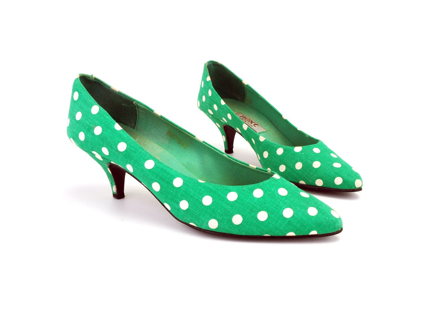 Green Kitten Heels - Etsy