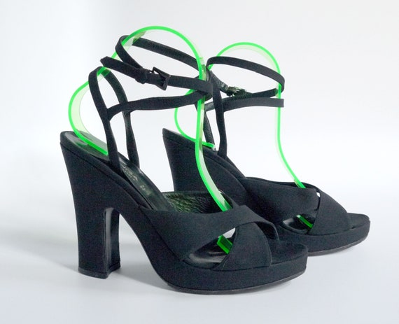 black platform sandals uk