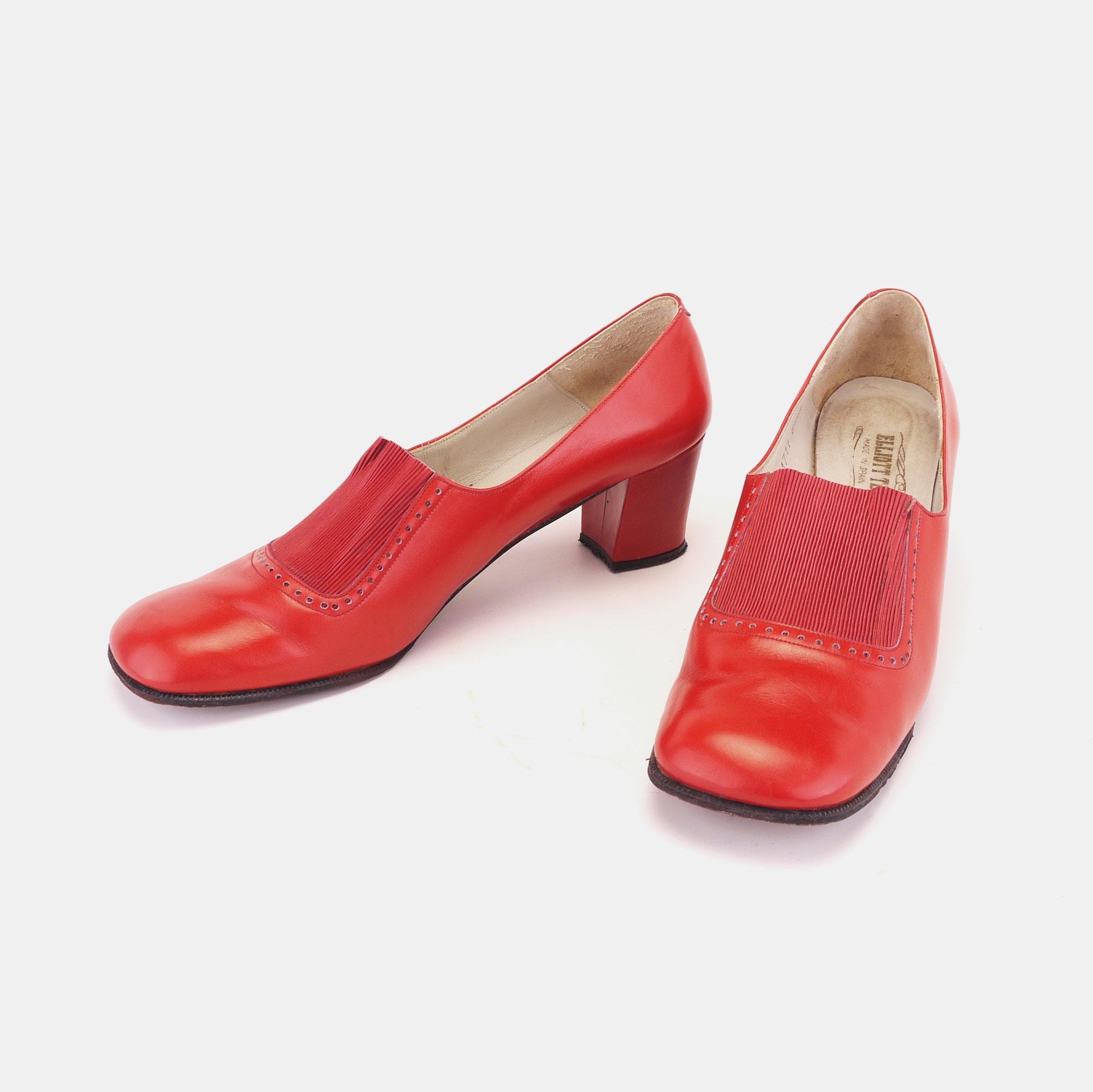 strapless open back dress Nina Women's Billie Slingback Evening Pumps - Red