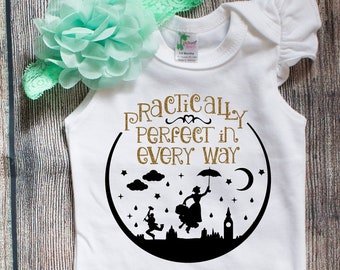 Gift for Baby Mary Poppins shirt for Baby Child Disney shirt Disney Shirt tee Mary Poppins Onesie Disney Mary Poppins Onesie