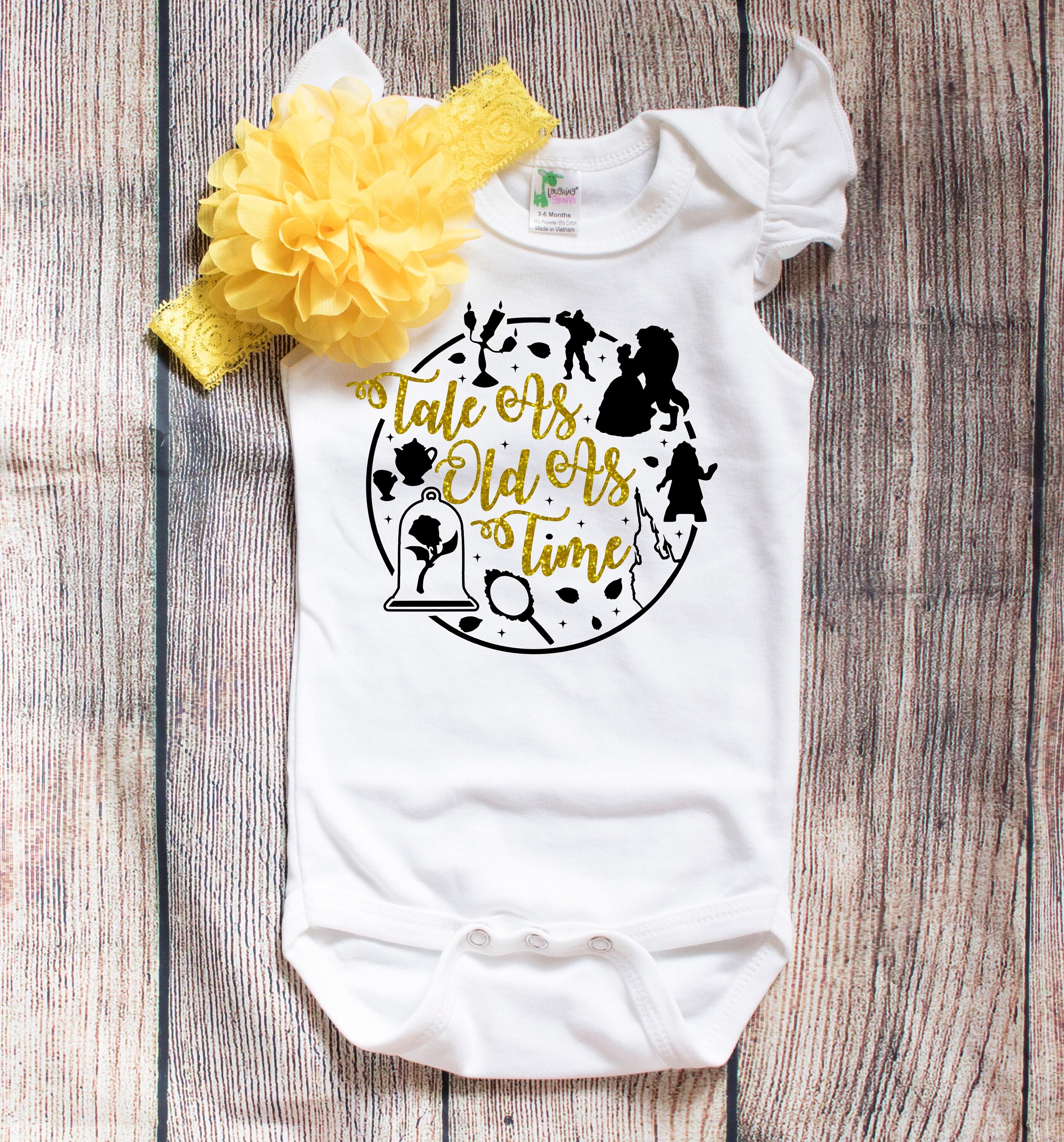 Beauty & the Beast Baby Bodysuit/Toddler Tee