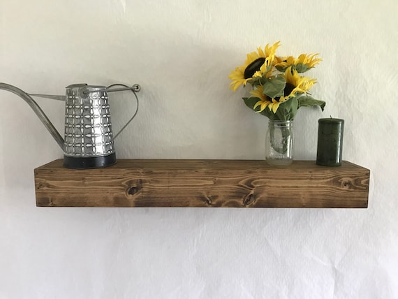 Wadebridge Wood Floating Shelf / reclaimed / rustic / handmade / floating shelf