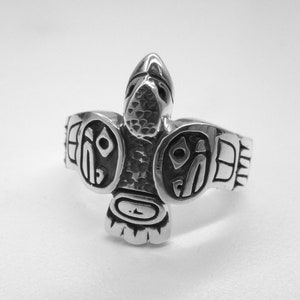 Thunderbird Ring - Thunderbird Jewelry - Thunderbird - Silver Thunderbird - Eagle Ring - Vintage Thunderbird - Totem Ring