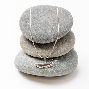 Humpback Whale Pendant, Humpback Whale, Silver Humpback Whale, Beach Jewelry, Whale Pendant, Whale Silhouette, Sea Animal Jewelry, Whale
