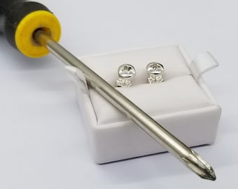 Tool Earrings, Phillips Screw Earrings, Phillips Screw Studs, Phillips Screw, Tool Jewelry, Tool Studs, Screw Earrings, Phillips Studs