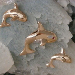 PNW small Orca Pendant, Orca Whale, Pacific Northwest Jewelry, Orca, Sea Life, Pacific Ocean Life
