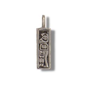 Eagle Pendant - Eagle Bar Pendant - Silver Eagle - Bar - Small Eagle - Native Art Jewelry - Eagle Jewelry
