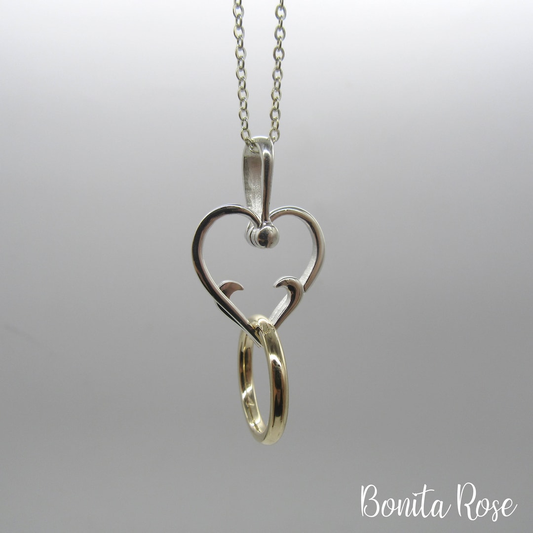 Ring Holder Necklace Wedding Ring Holder Necklace Ring Holder Pendant