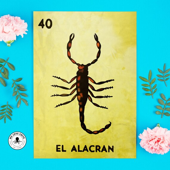 Blank Card Featuring La Luna from Loteria Card Game Retro Mexican Greeting Card