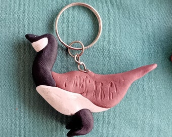 Llavero de ganso, Llavero de pájaro