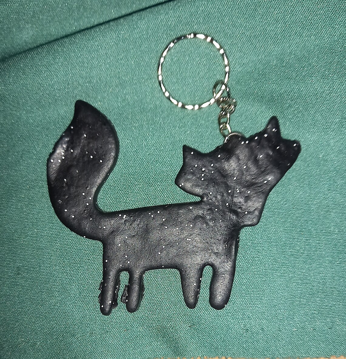 Black Fox Key Ring, Fox Keychain - Etsy