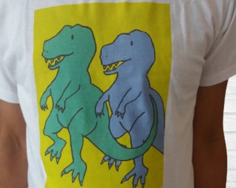 CAMISETA DE DINOSAURIO, Camisetas populares, Camiseta impresa premium, Camiseta T Rex, Camiseta cómoda de dinosaurio con estampado digital de algodón duradero