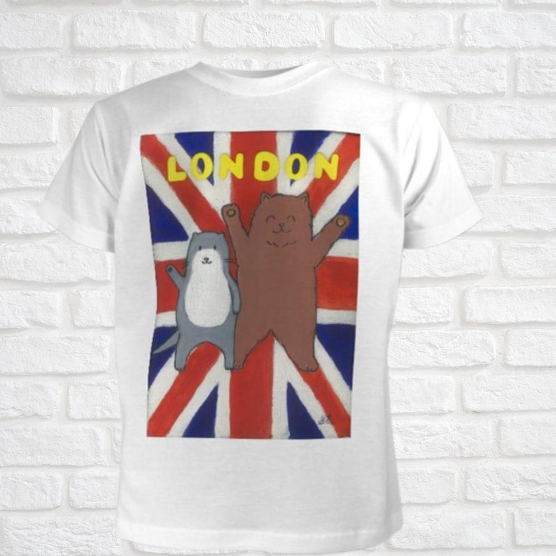 Kids London T-shirt, London souvenir T-shirt 