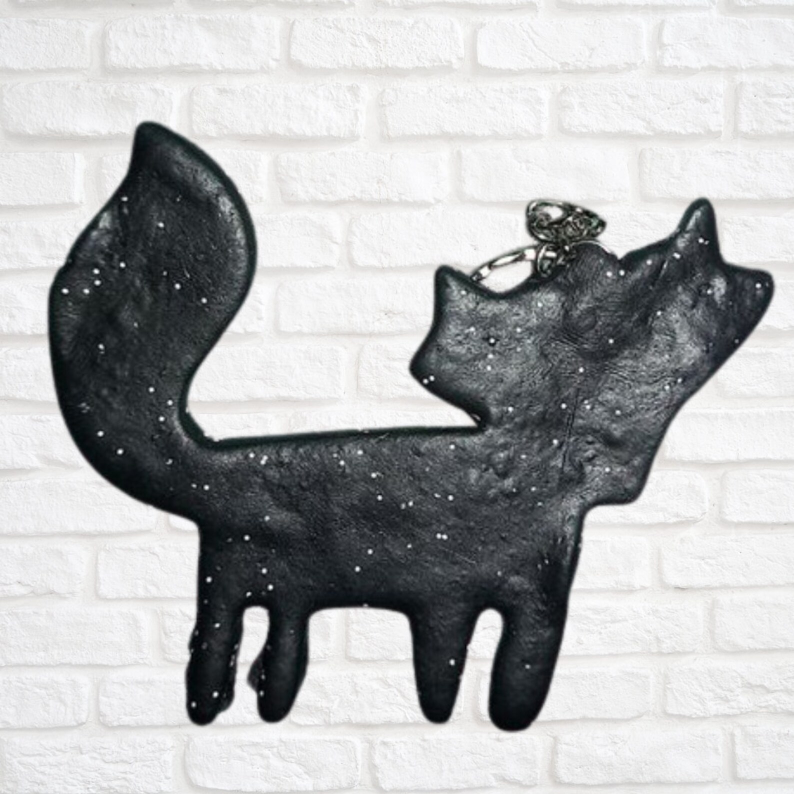 Black Fox Key Ring, Fox Keychain - Etsy