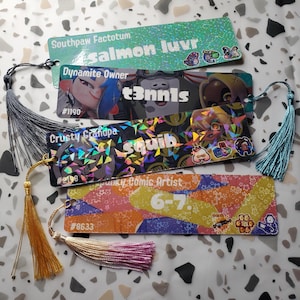 Custom Splatoon Splashtag Bookmarks