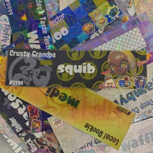 Pegatinas personalizadas de Splatoon Splashtag