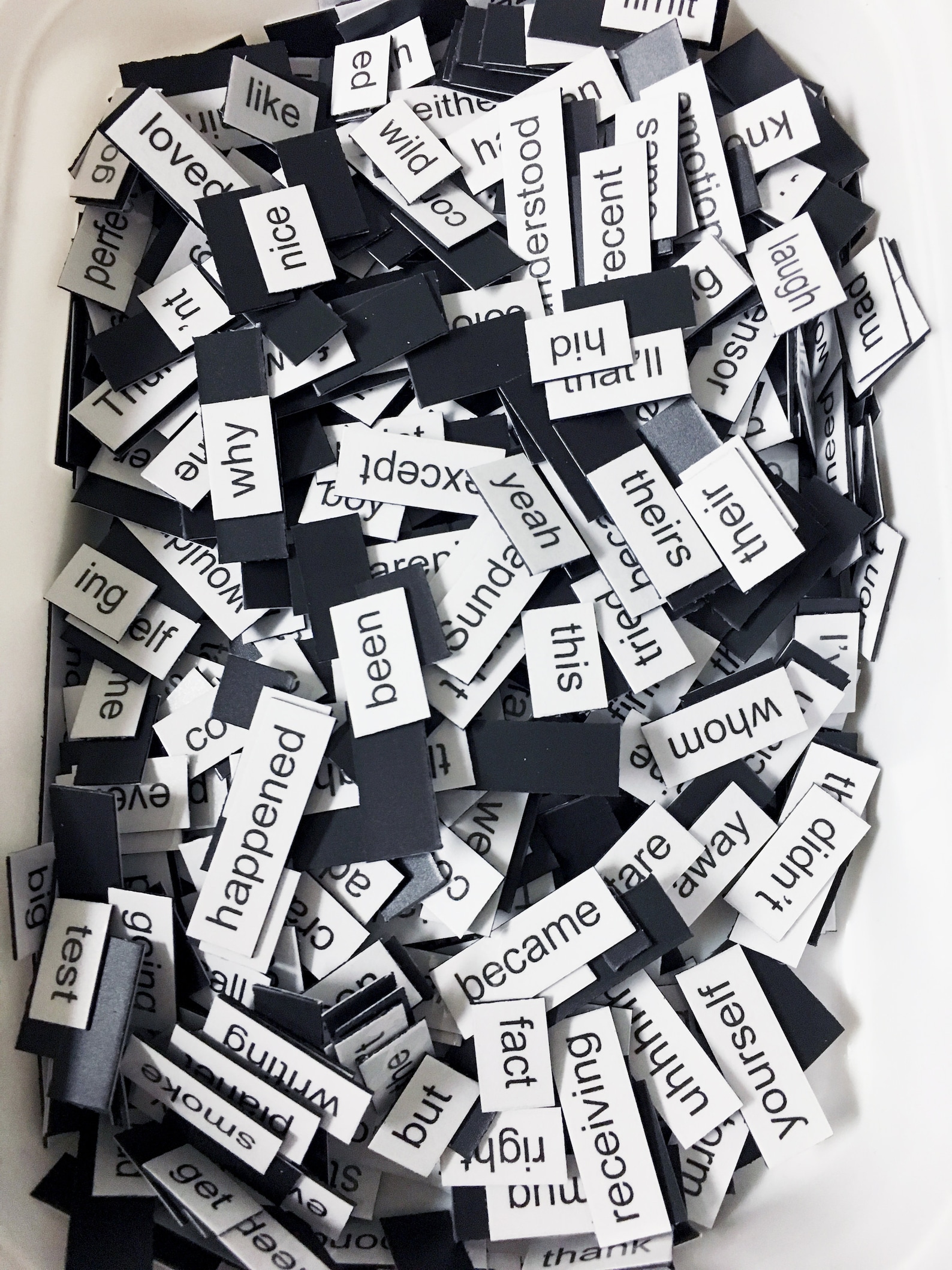 750 MUST HAVE STARTER Set Word Fridge Poetry Etsy