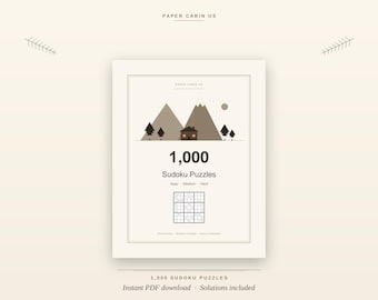 1000 Sudokus / Niveles Fácil, Medio y Difícil (Descarga en PDF)