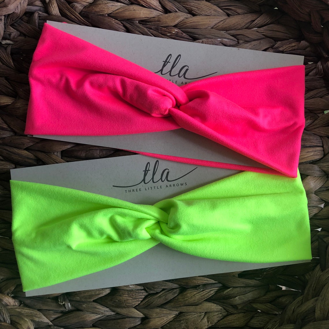 Neon Yellow Headband Headband for Women Twist Headband Etsy