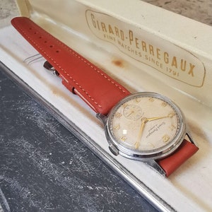 Vintage Men's Swiss-Made Girard-Perregaux Mechanical Stainless Steel Watch // Ref. 05 BF 1220 // Watch With A Seconds Subdial