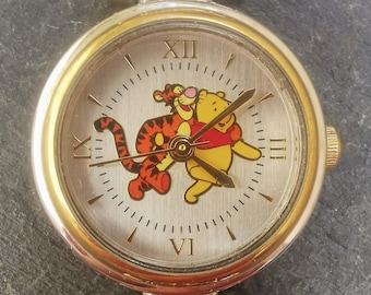 Vintage Women's Disney Quartz Watch With Winnie The Pooh And Tigger Watch Face - With Watch Extender