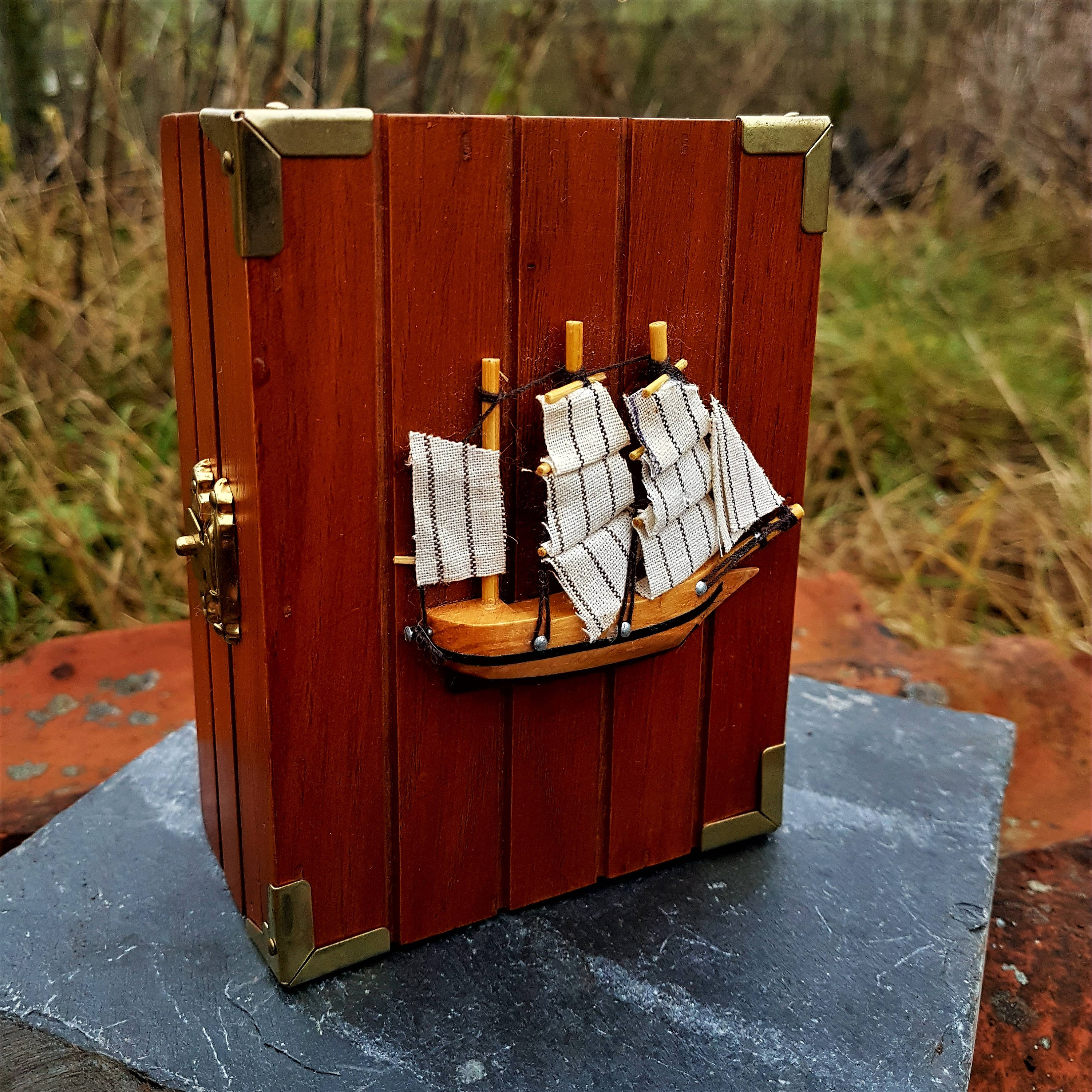 Handmade Wooden Sailing Boat Box / Sailing Gift Box / Wood Etsy