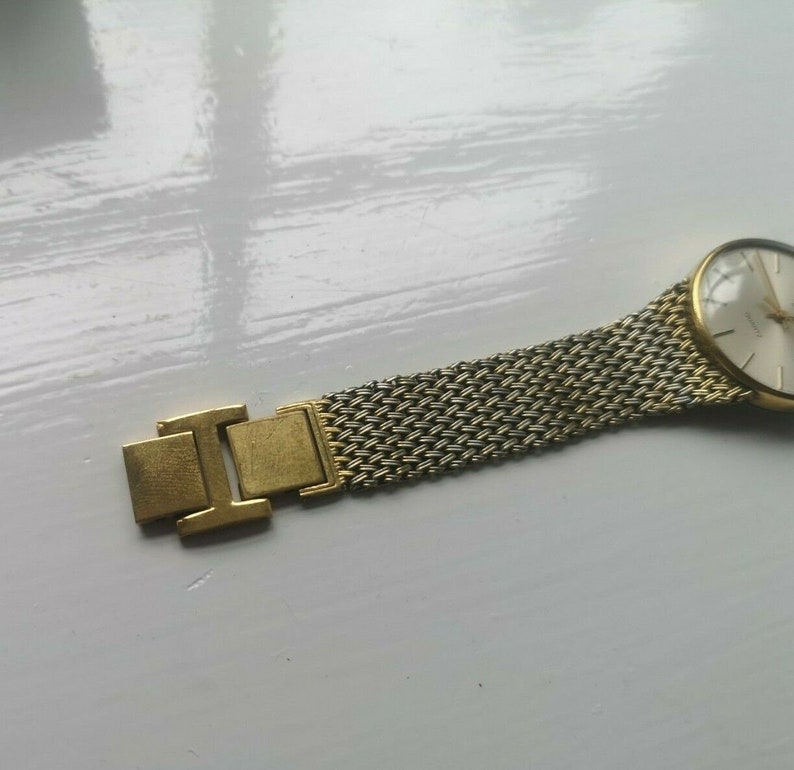 Gold Plated Wrist Watch Band Bracelet Extender With Fold Over | Etsy