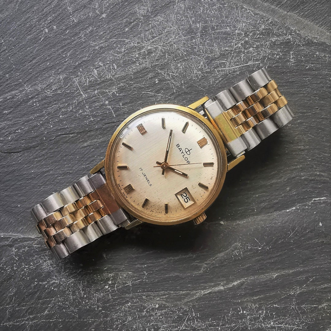 Baylor Vintage Mechanical Watch - Etsy