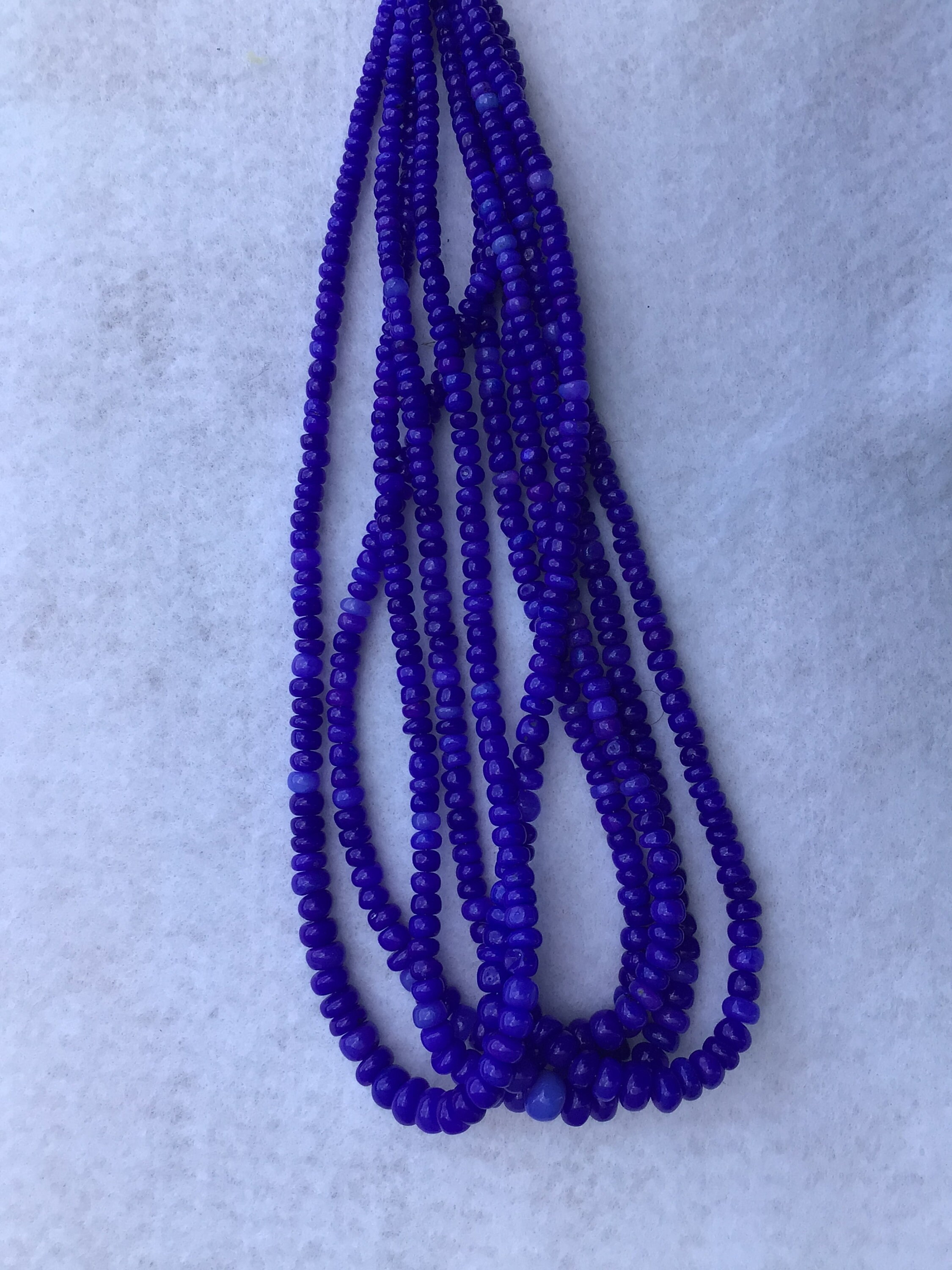 Natural opal beads, Welo opal beads, Blue Opal Smooth Rondelle Beads