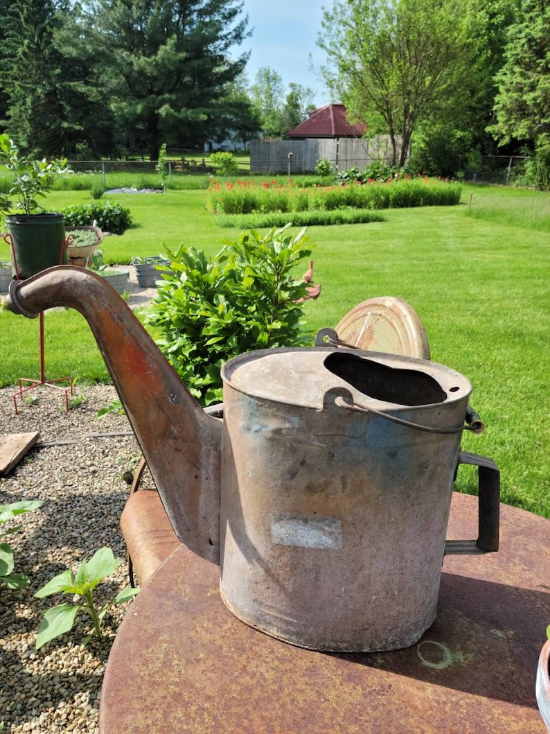 Antique Watering Can Etsy