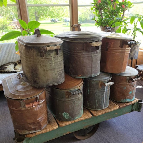 Antique Copper Boiler Etsy