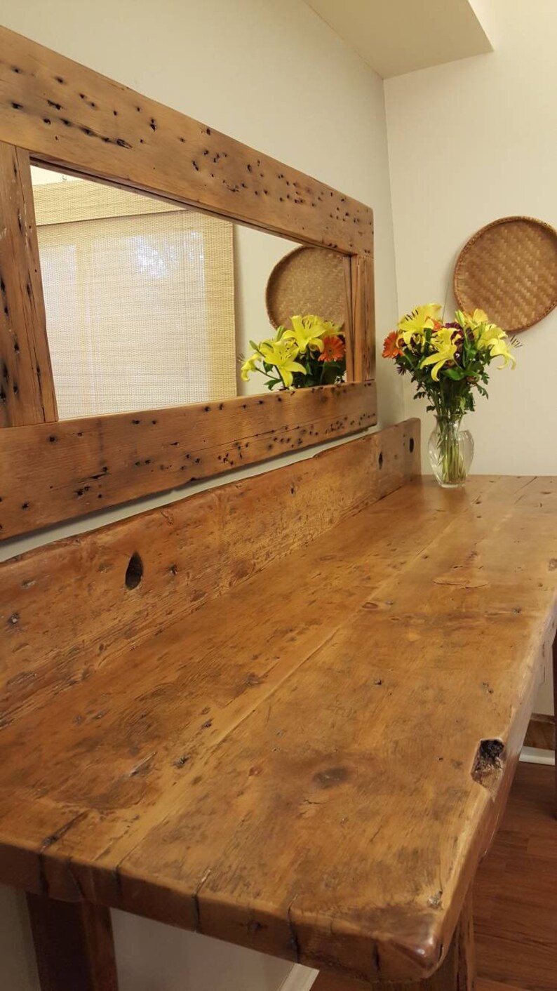 Reclaimed Barn Wood Mirror Custom Order Only