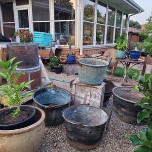 Copper pots