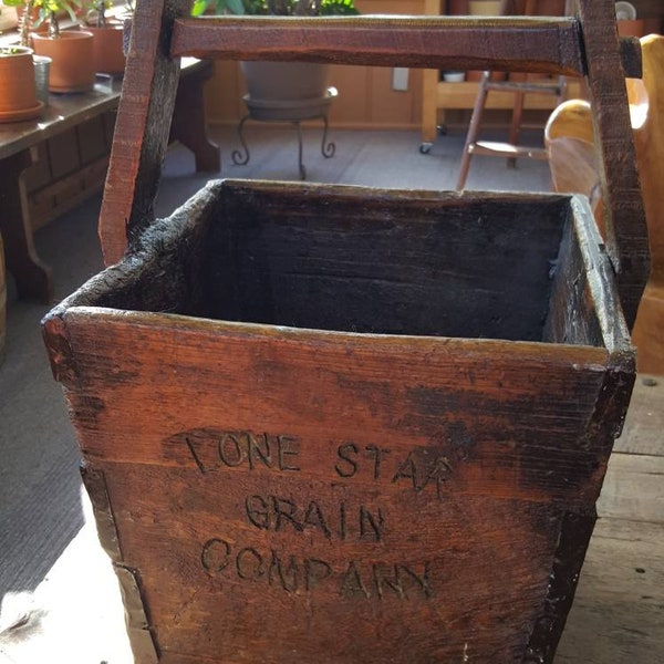 Rustic antique bucket