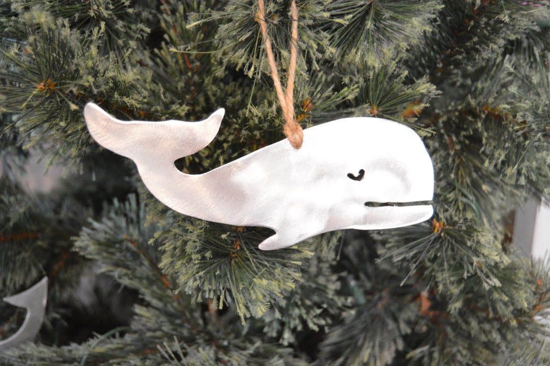 Whale Christmas Ornament 