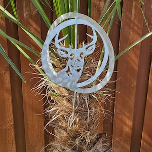 10&quot; Aluminum Deer Wind Spinner, yard art,  Gift, Nautical theme, ocean animals and fish, beachy. Looks beautiful spinning in sunlight.