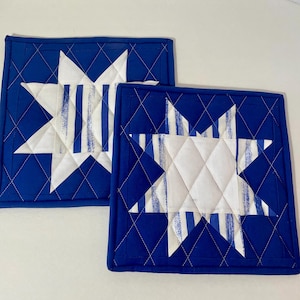 Quilted Pot Holders, Modern Pot Holders, Scandinavian Pot Holders, Contemporary Kitchen