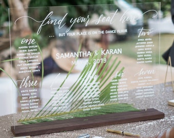 Custom Acrylic Signs | Seating Chart | Guestbook | Unplugged Ceremony | Hashtag | Wedding | Modern Wedding | Wedding 2019