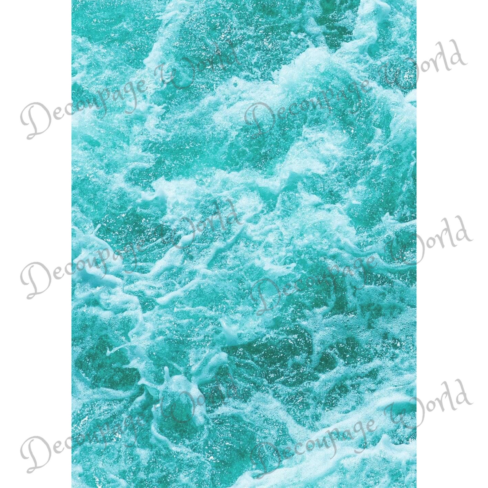 Ocean Print Digital Paper Scrapbook Paper Decoupage Paper | Etsy