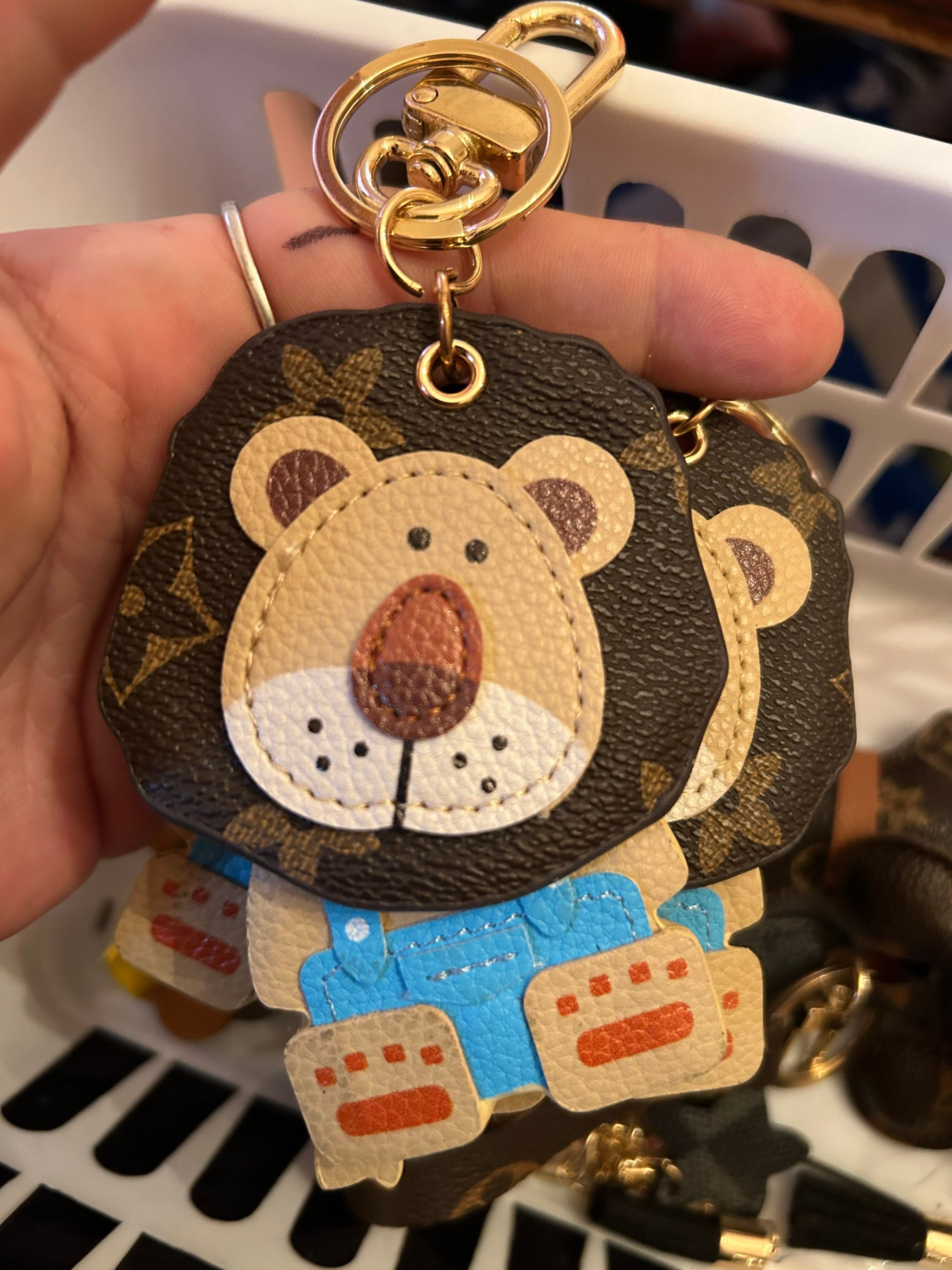 Louis Vuitton Dog Keychain