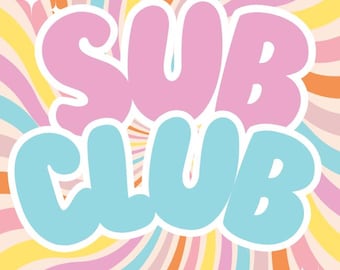 Groovy Sub Stickers for Tik Tok Bundle