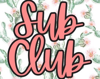 Tik Tik Sub Stickers Cactus