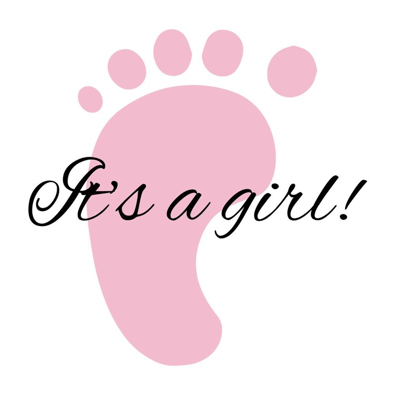 Birth Announcement Clipart Newborn Photo Overlay Baby Etsy