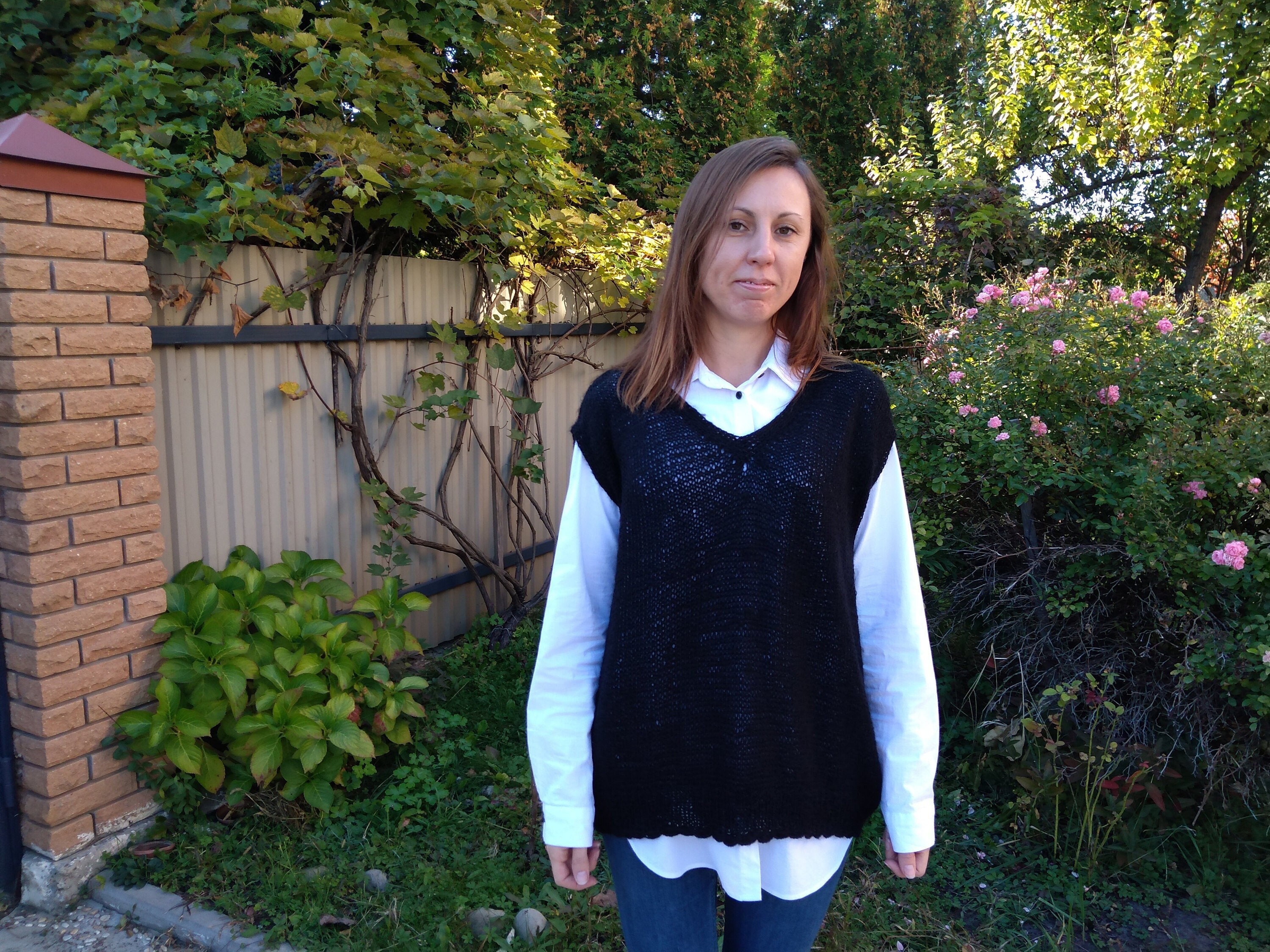 Loose Knit Vest - Etsy