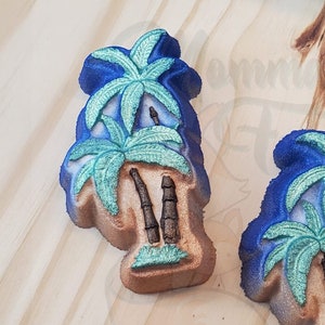 Palm Tree Plastic Mold or Silicone mold, bath bomb mold, soap mold, tree mold, resin mold, palm tree mold, chocolate mold, candy mold, tree