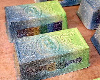 100 Dollar Bill Plastic Mold or Silicone mold, bath bomb mold, soap mold, resin mold, Chocolate mold, money mold, Dollar mold, Ben Franklin